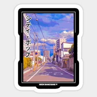 Japanese Streetwear City Pop Vaporwave Sticker